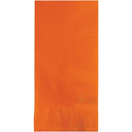 servilletas de papel de cena naranjas