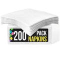 servilletas de papel desechables blancas para fiestas
