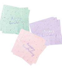 servilletas de papel desechables coloridas