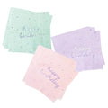 servilletas de papel desechables coloridas