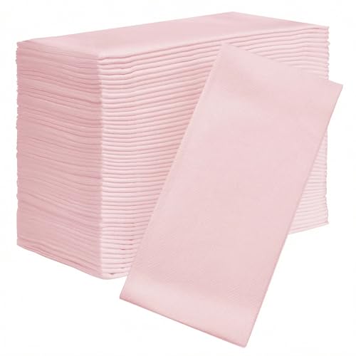servilletas de papel desechables rosa