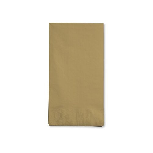 servilletas de papel doradas brillantes