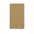 servilletas de papel doradas para cena