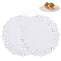 servilletas de papel encaje blanco