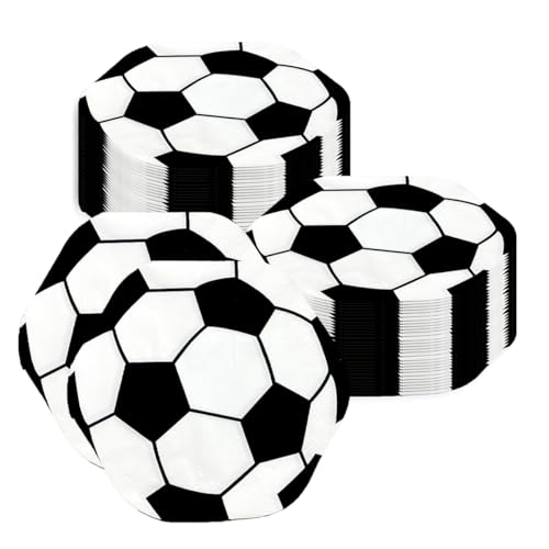 servilletas de papel fútbol decorativas