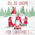 servilletas de papel gnome navideñas