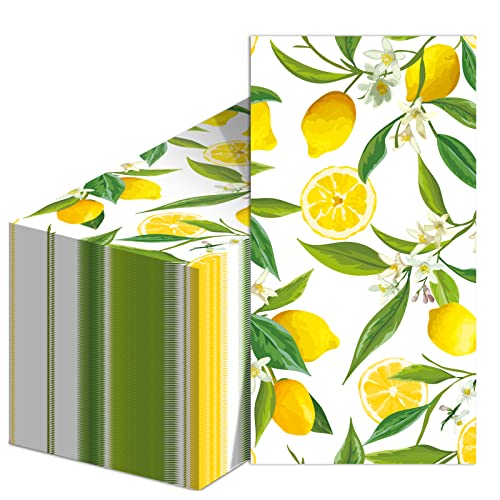 servilletas de papel limón para fiestas