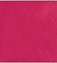 servilletas de papel magenta para fiestas