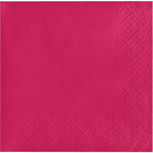 servilletas de papel magenta para fiestas