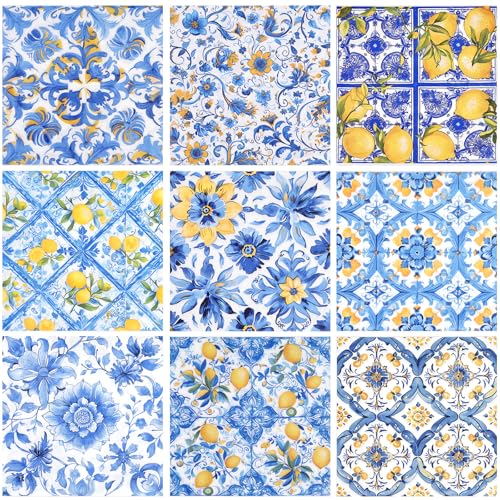 servilletas de papel Mediterráneas para fiestas