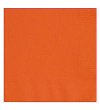 servilletas de papel naranja para fiestas