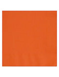 servilletas de papel naranja para fiestas