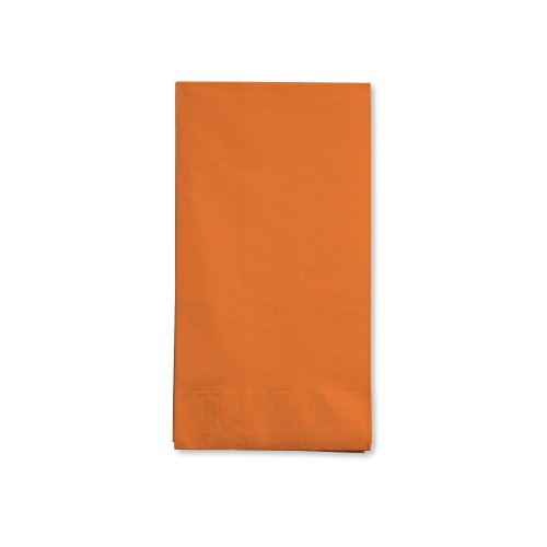 Servilletas de papel naranja para fiestas