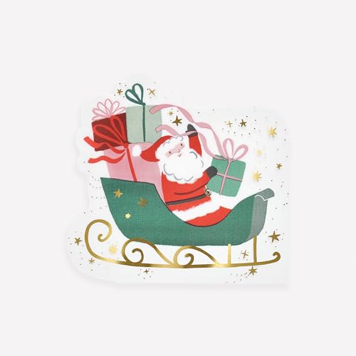servilletas de papel navideñas absorbentes