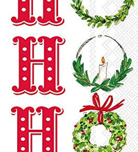 servilletas de papel navideñas Ho Ho Ho