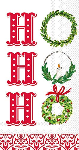 servilletas de papel navideñas Ho Ho Ho