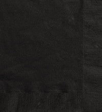 servilletas de papel negras elegantes