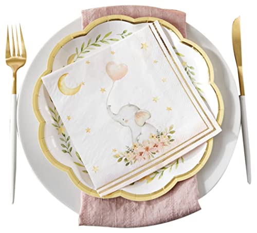 servilletas de papel para baby shower