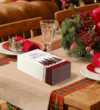 servilletas de papel para celebraciones navideñas
