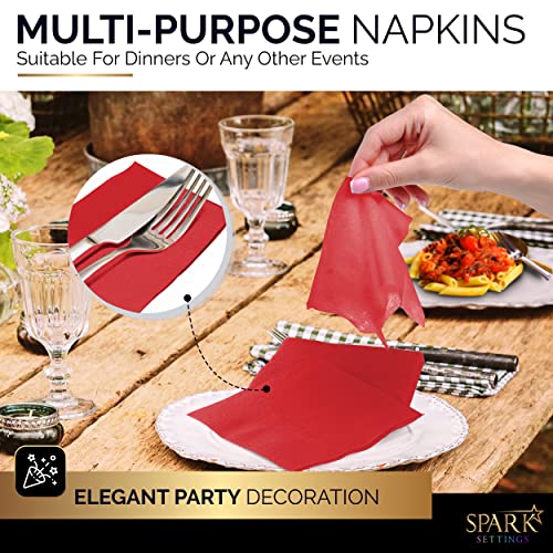 servilletas de papel para cenas elegantes
