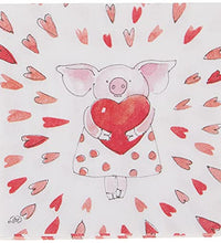 servilletas de papel para cócteles Piggy Love