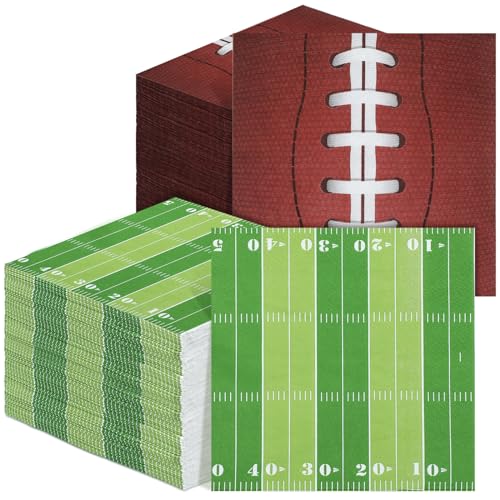 servilletas de papel para fiesta de fútbol