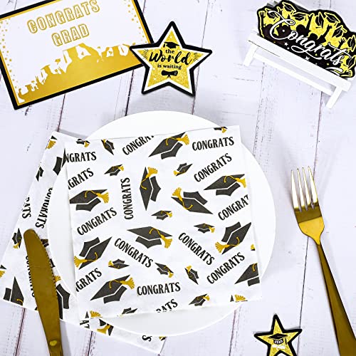 servilletas de papel para fiesta de graduación