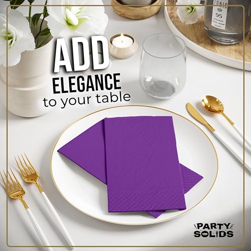 servilletas de papel para invitados elegantes