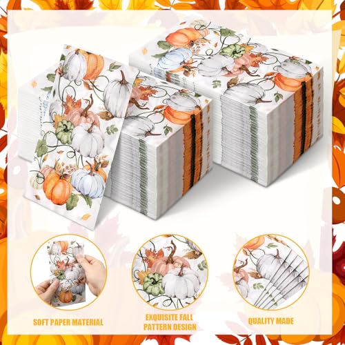 servilletas de papel para otoño