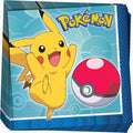 servilletas de papel Pokemon para fiestas