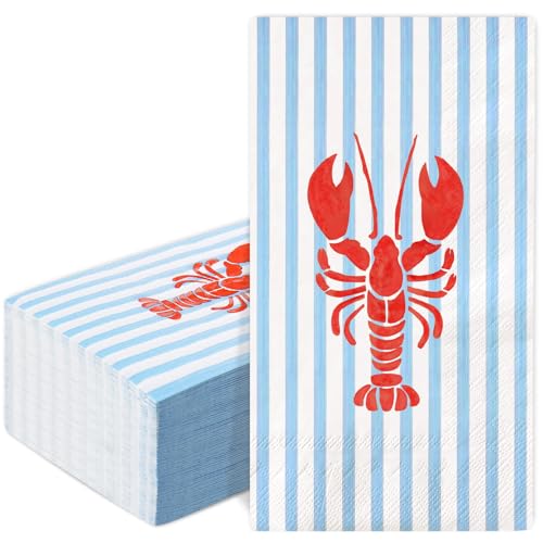 servilletas de papel rayadas para fiestas