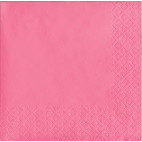 servilletas de papel rosa candy 3 capas