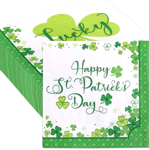 Servilletas de papel San Patricio decorativas