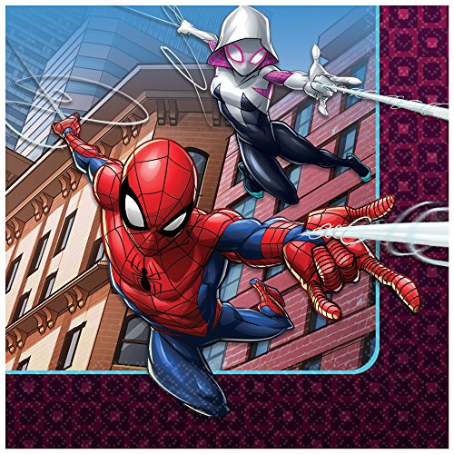 servilletas de papel Spider-Man para fiestas
