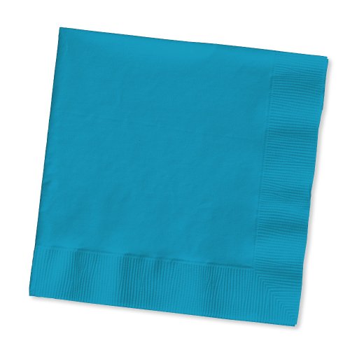 Servilletas de papel turquesa para fiestas