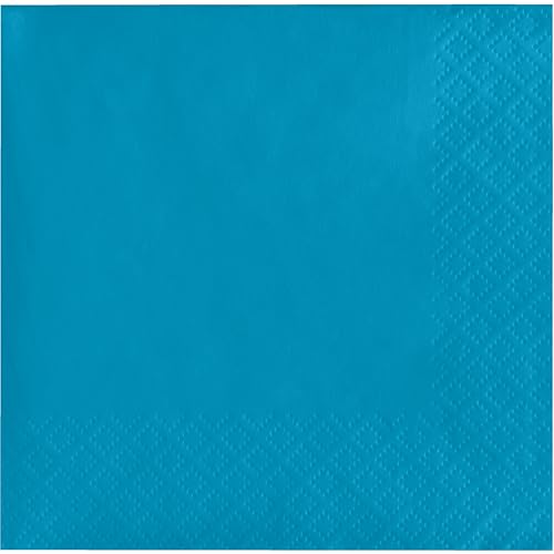 servilletas de papel turquesa para fiestas