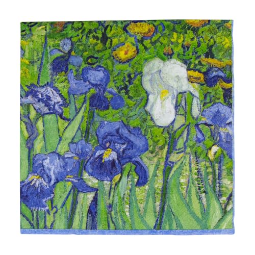 servilletas de papel Van Gogh irises