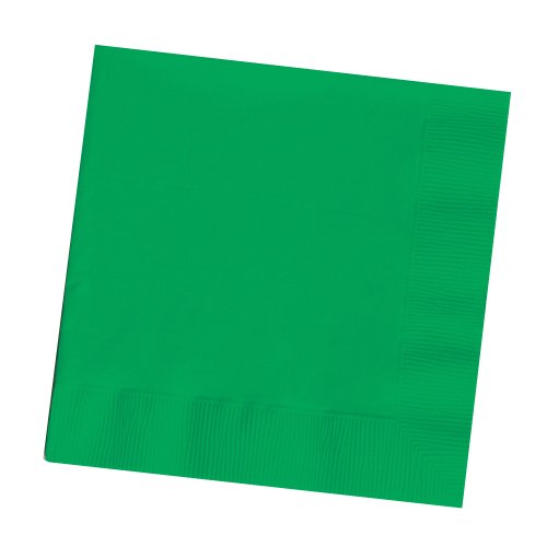 servilletas de papel verde esmeralda para fiestas