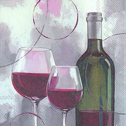 servilletas de papel vino moderno