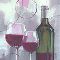 servilletas de papel vino moderno