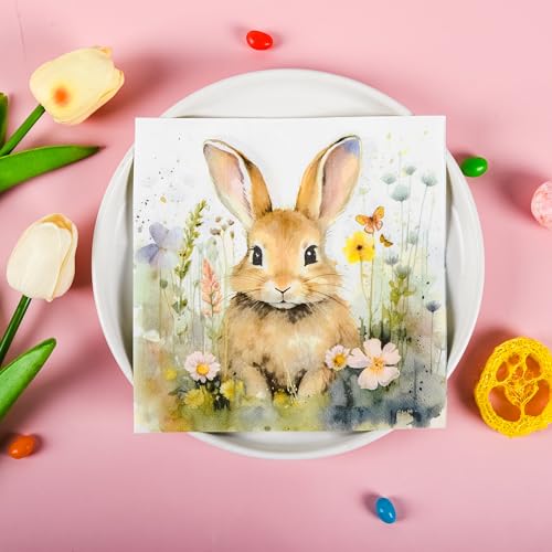 servilletas de Pascua coloridas