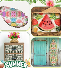 servilletas de plantas tropicales para mesa