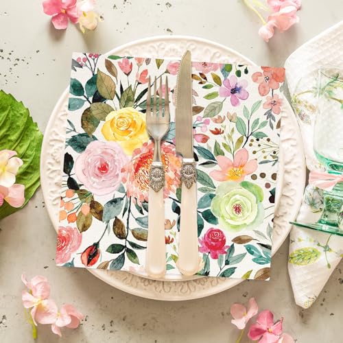 servilletas de primavera para fiestas
