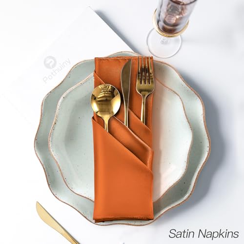 servilletas de satén para restaurantes modernos