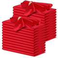 servilletas de satén rojo para bodas