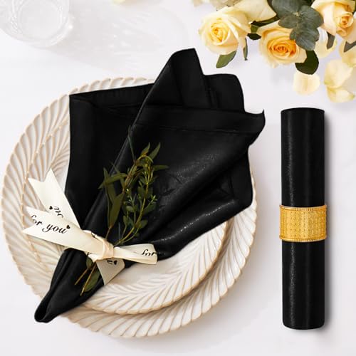 servilletas de seda para decoración de mesa