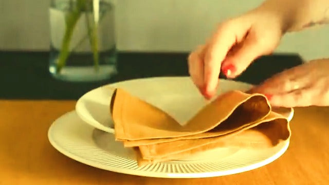 servilletas de tela para un toque cálido