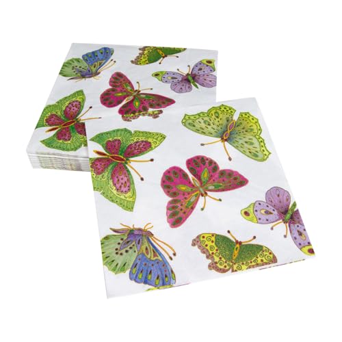 servilletas decorativas con diseño de mariposas