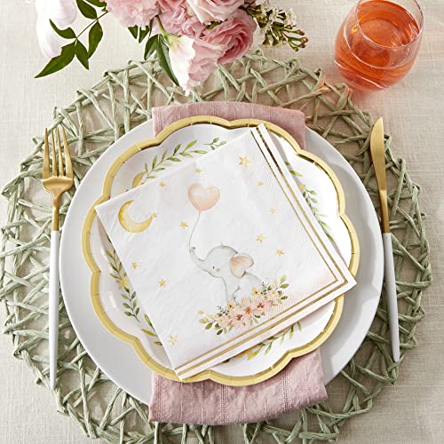 servilletas decorativas de elefante rosa
