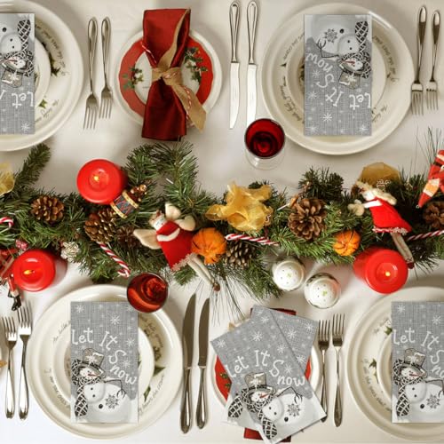 servilletas decorativas para baños navideños